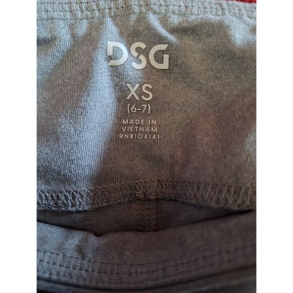 Girls DSG Gray Elastic Waist Mid-Rise Performance Sports Play Shorts Sz XS (6-7) - Picture 3 of 8